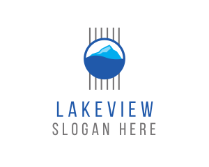 Outdoor Lake Mountain  logo design