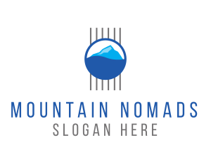 Outdoor Lake Mountain  logo design