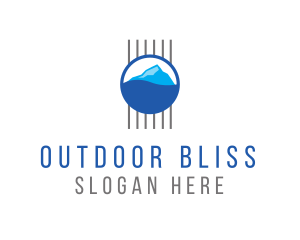 Outdoor Lake Mountain  logo design