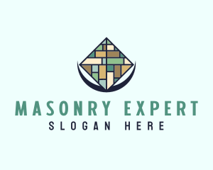  Floor Tiles Contractor logo design