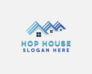 House Roofing Maintenance logo design