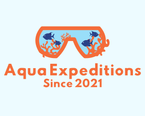 Snorkeling Mask Aquarium logo