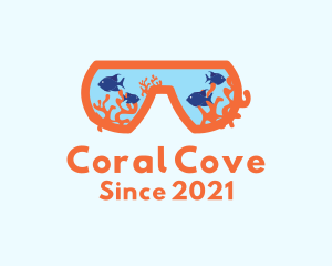 Snorkeling Mask Aquarium logo