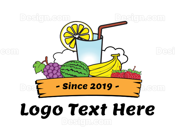 Tropical Fruit Juice Logo