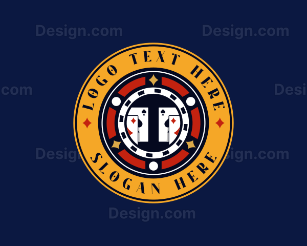 Casino Playing Cards Game Logo