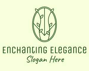 Green Organic Massage logo design