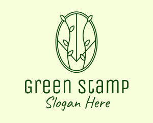 Green Organic Massage logo design