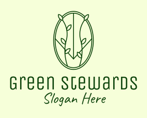 Green Organic Massage logo design