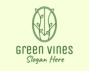 Green Organic Massage logo design