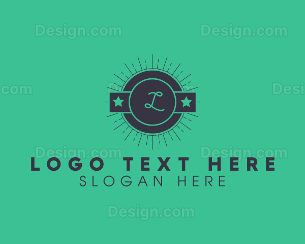 Hipster Retro Badge Logo