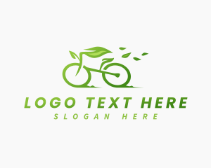 Eco Bike Leaf logo