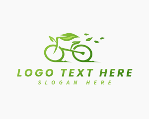 Eco Bike Leaf Logo