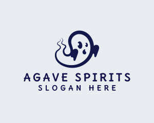 Scary Spirit Ghost logo design