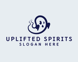 Scary Spirit Ghost logo design