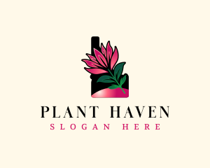 Idaho Botanical Plant logo design