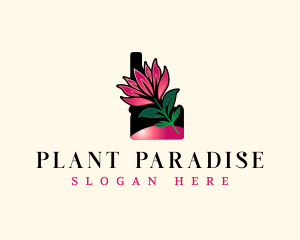 Idaho Botanical Plant logo design