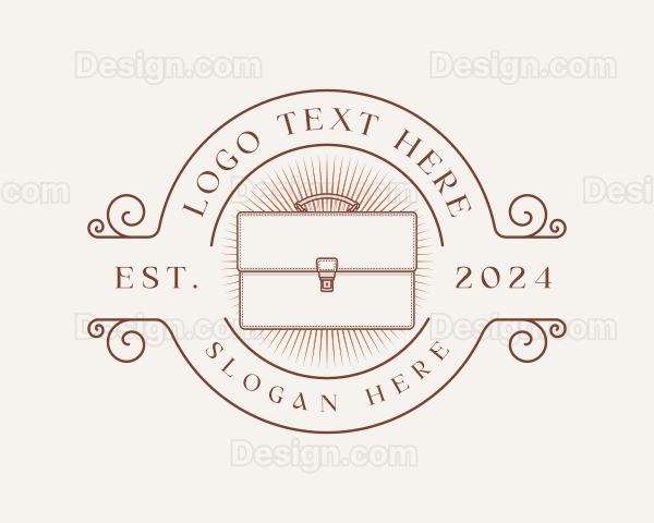 Briefcase Bag Accessory Logo