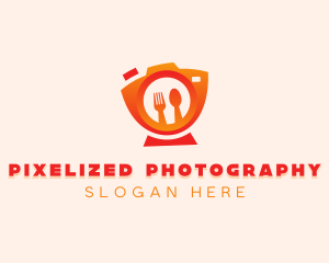 Cooking Vlog Camera logo design