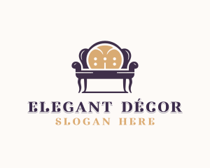 Sofa Chair Furnishing Decorator logo design