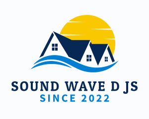 Sunny Wave Home Builder logo design