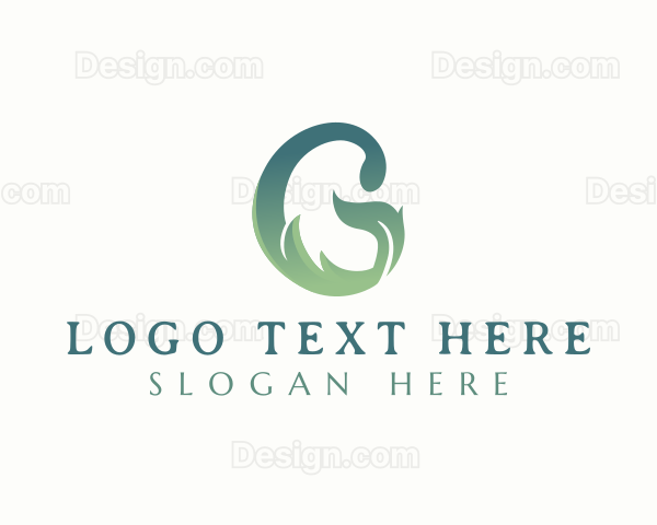 Organic Natural Leaf Logo