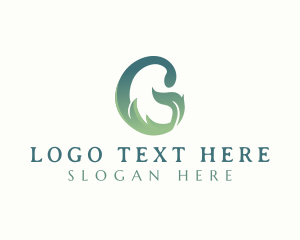 Organic Natural Leaf  Logo