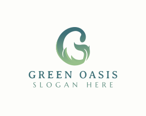 Organic Natural Leaf  logo design