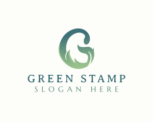 Organic Natural Leaf  logo design