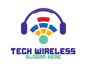 Colorful Wireless Media logo design