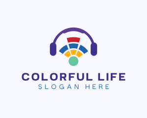 Colorful Wireless Media logo design