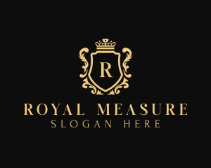 Royal Boutique Shield logo design