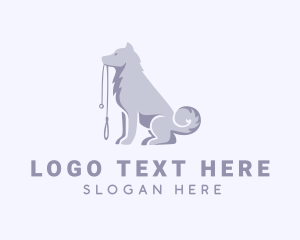 Husky Pet Dog logo