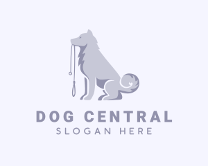 Husky Pet Dog logo design