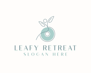 Wellness Leaf Therapy logo design