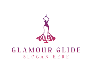 Stylist Gown Fashion logo