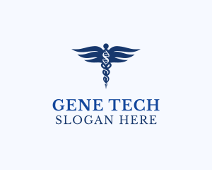 Medical Symbol DNA logo design