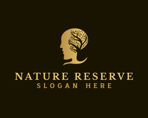 Tree Nature Head logo design