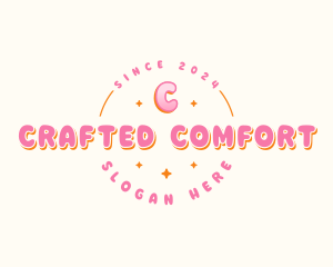 Cute Bubble Sparkle logo design