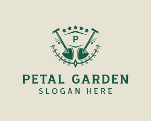 Shovel Vines Landscaping logo design