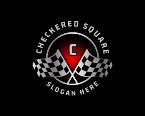 Racing Checkered Flag logo