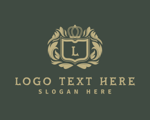 Luxurious Shield Crown logo