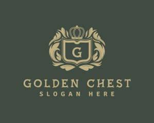 Luxurious Shield Crown logo design