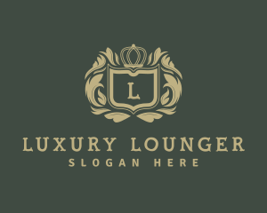 Luxurious Shield Crown logo design