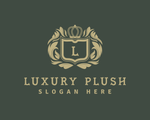 Luxurious Shield Crown logo design