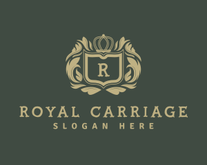 Luxurious Shield Crown logo design