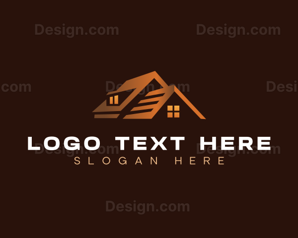 Roofing Renovation Builder Logo