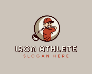 Golfing Sports Tournament logo design