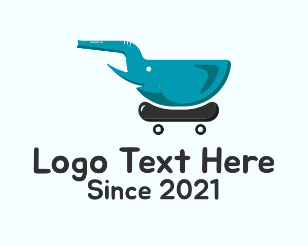Grocery Cart logo example 2