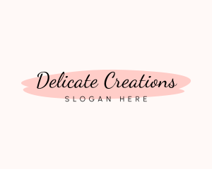 Feminine Watercolor Cursive logo design