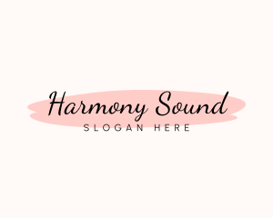 Feminine Watercolor Cursive logo